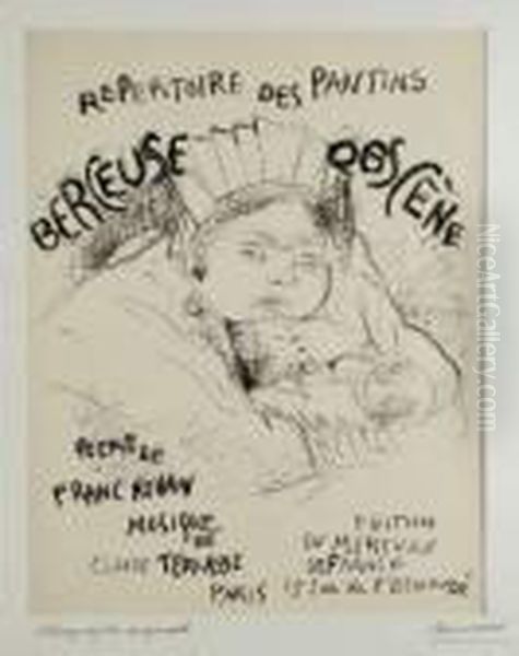 Couvertures Pour Des Chansons Inscrites Au Repertoire Des Pantins Oil Painting by Pierre Bonnard