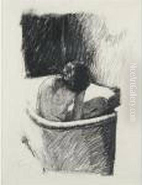 Le Bain (bouvet 92a) Oil Painting by Pierre Bonnard