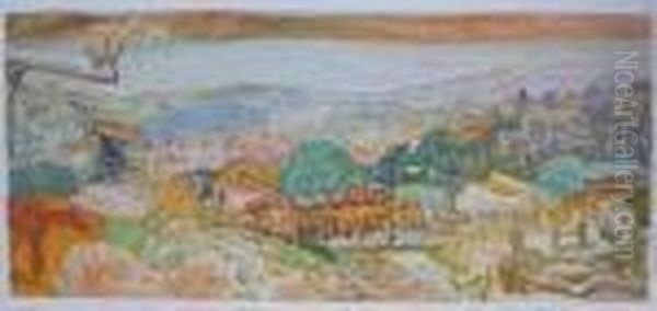 Paysage Oil Painting by Pierre Bonnard