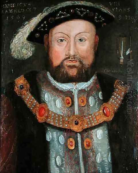 Henry VIII 1491-1547 2 Oil Painting by Hans Holbein the Younger