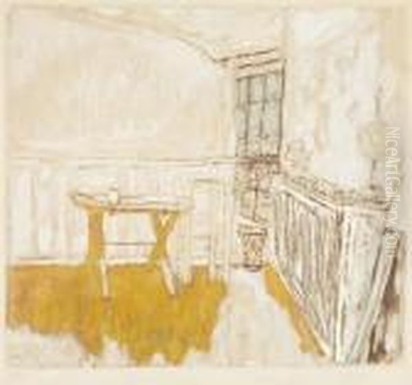 [studio Interior] Oil Painting by Pierre Bonnard