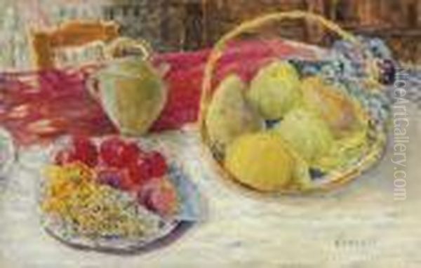 Nature Morte Aux Fruits Dans Le Soleil by Pierre Bonnard