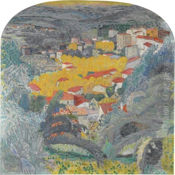 Vue Du Cannet Oil Painting by Pierre Bonnard