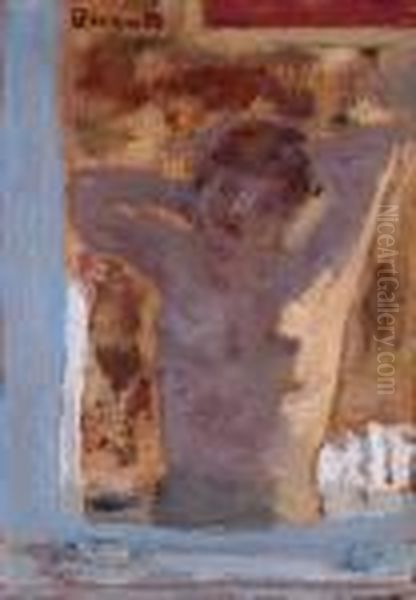 Torse De Femme Ou Apres Le Bain Oil Painting by Pierre Bonnard