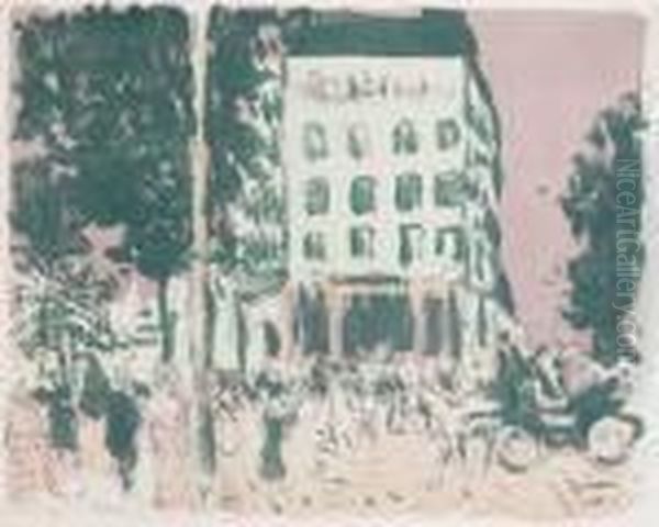 Les Boulevards Oil Painting by Pierre Bonnard