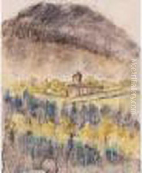 Eglise En Montagne Oil Painting by Pierre Bonnard