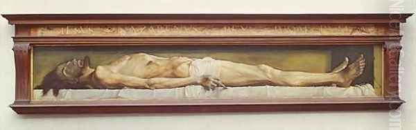 The Dead Christ Oil Painting by Hans Holbein the Younger