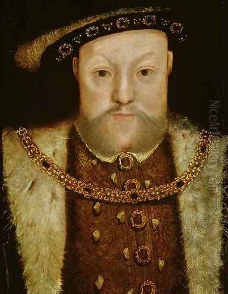 Portrait of Henry VIII 2 Oil Painting by Hans Holbein the Younger