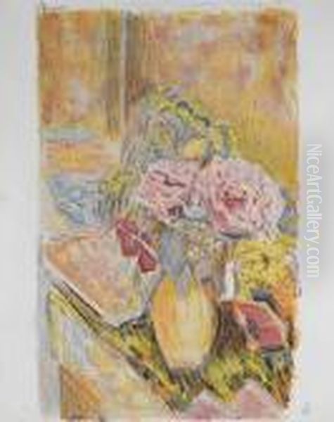 Fleurs (bouvet 118) Oil Painting by Pierre Bonnard