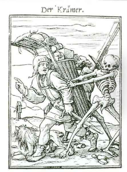 Death and the Pedlar Oil Painting by Hans Holbein the Younger