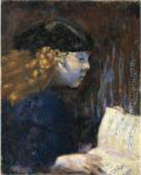 Le Solfege Oil Painting by Pierre Bonnard