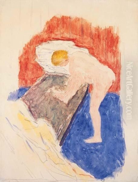 Nu A La Baignoire Oil Painting by Pierre Bonnard