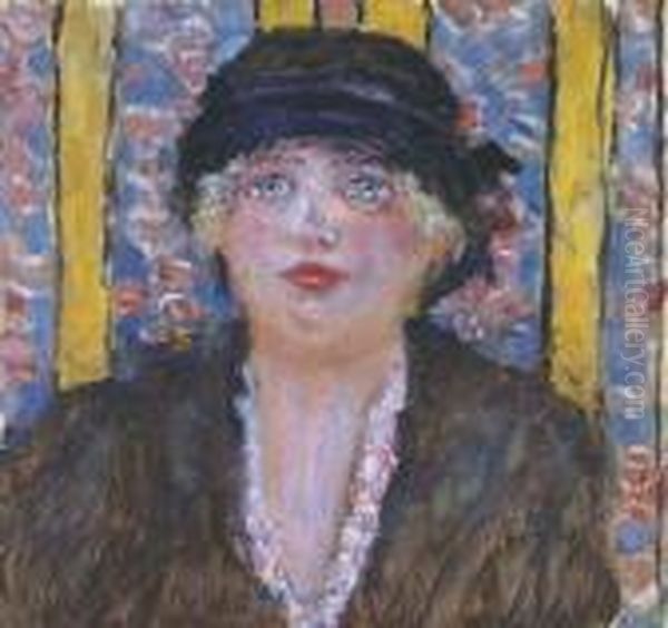 Femme Au Chapeau Oil Painting by Pierre Bonnard