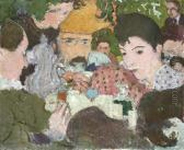 Etude Pour 'l'apres-midi Au Jardin' Oil Painting by Pierre Bonnard