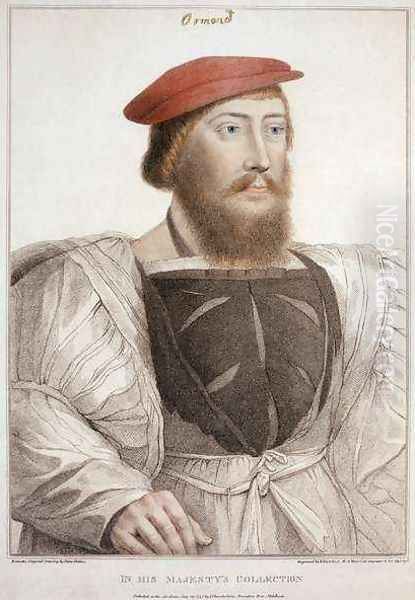 Sir Thomas Boleyn 1477-1539 Oil Painting by Hans Holbein the Younger