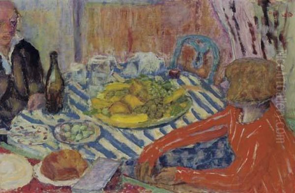 Le Dejeuner Oil Painting by Pierre Bonnard