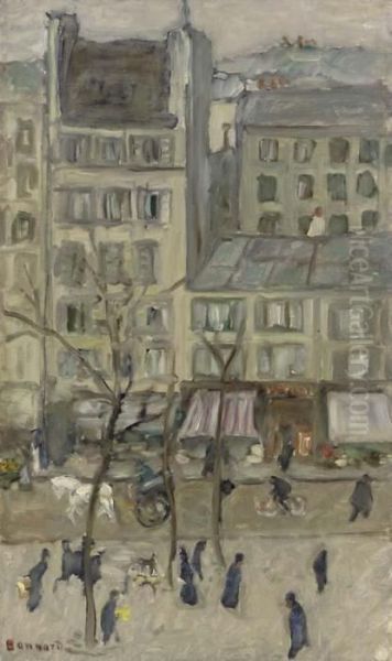 Boulevard Des Batignolles Oil Painting by Pierre Bonnard