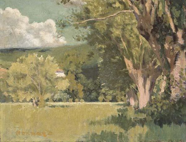 Paysage Du Dauphine Oil Painting by Pierre Bonnard