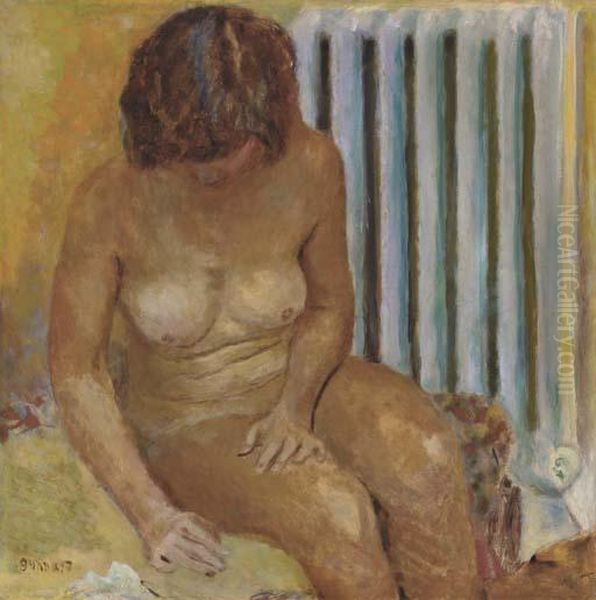 Nu Au Radiateur Oil Painting by Pierre Bonnard