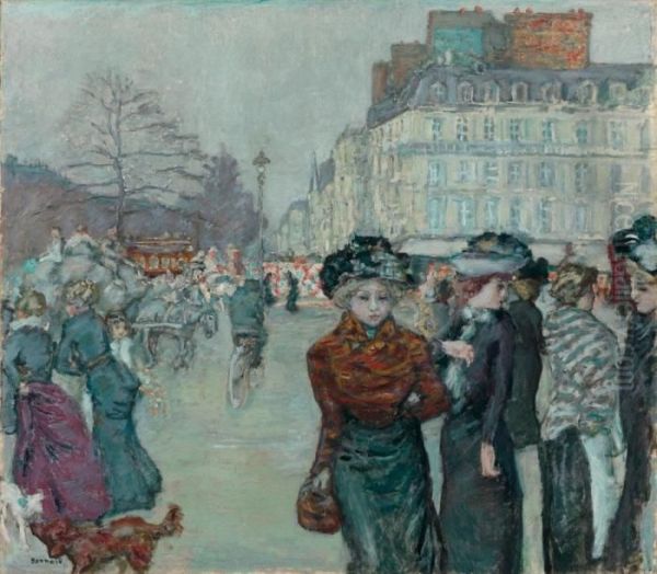 Place Clichy Oil Painting by Pierre Bonnard