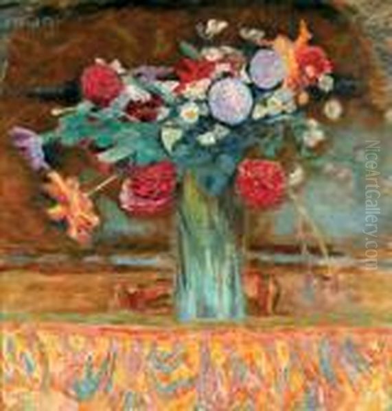 Bouquet D'automne Oil Painting by Pierre Bonnard