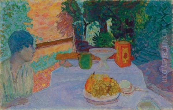 Apres Le Dejeuner Or Le Dejeuner Oil Painting by Pierre Bonnard