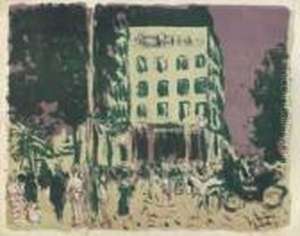 Les Boulevards Oil Painting by Pierre Bonnard