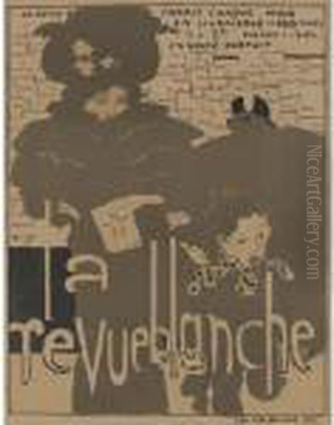 La Revue Blanche (bouvet 30) Oil Painting by Pierre Bonnard