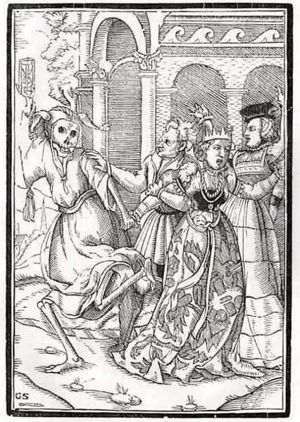 Death comes for the Queen Oil Painting by Hans Holbein the Younger