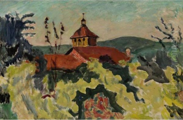 Le Toit Rouge Oil Painting by Pierre Bonnard