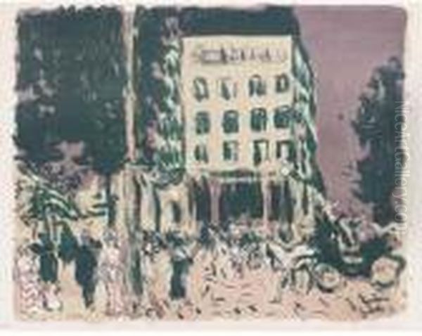 Les Boulevards by Pierre Bonnard