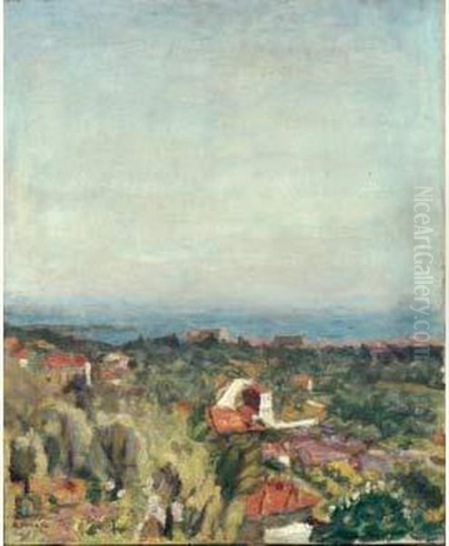 Vue Du Cannet Oil Painting by Pierre Bonnard