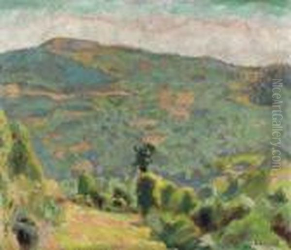 Paysage De Haute-savoie Oil Painting by Pierre Bonnard