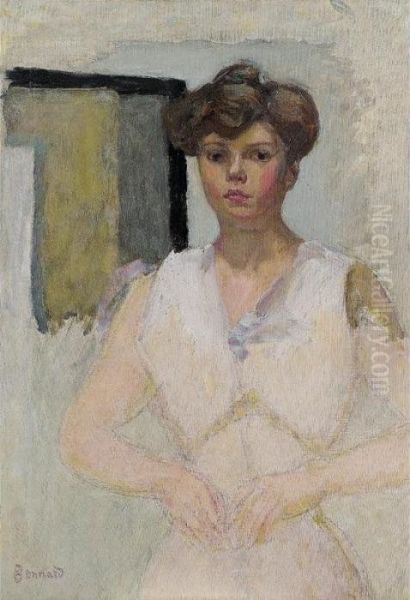 Femme S'habillant Oil Painting by Pierre Bonnard