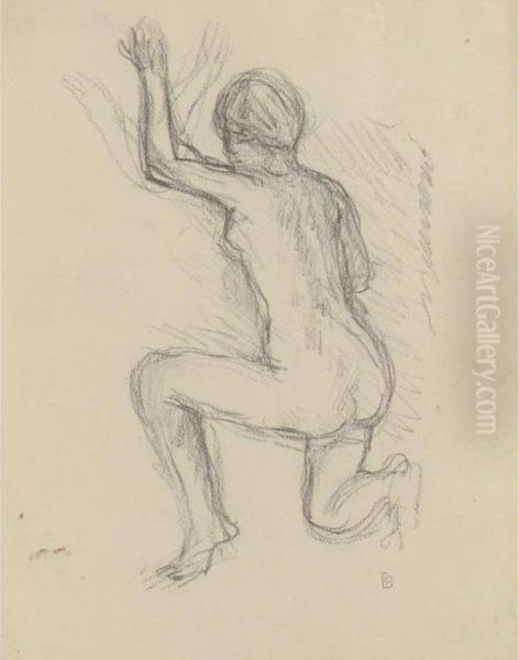 Kneeling Woman by Pierre Bonnard