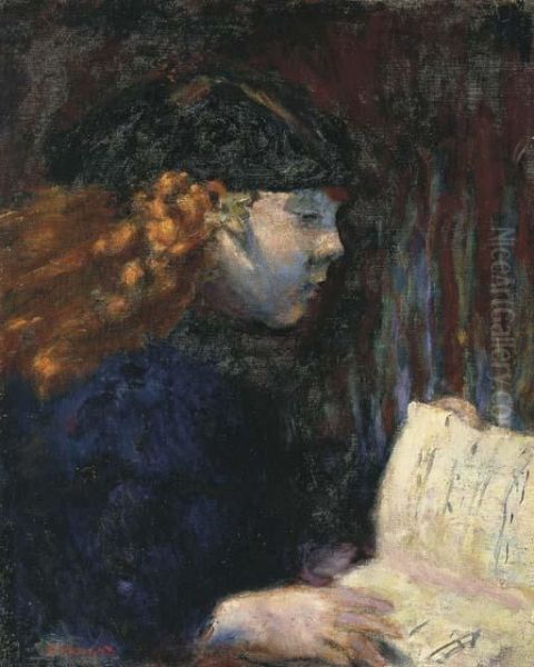 Le Solfege Oil Painting by Pierre Bonnard