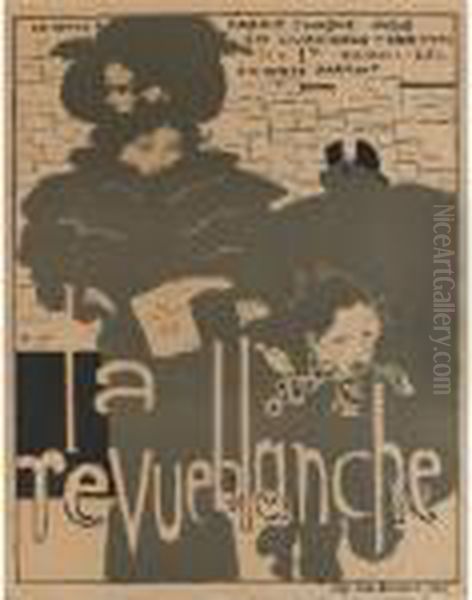 La Revue Blanche (roger-marx 32; Bouvet 30) Oil Painting by Pierre Bonnard