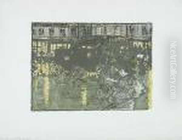 Rue, Le Soir, Sous La Pluie Oil Painting by Pierre Bonnard