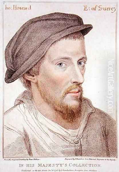 Henry Howard Earl of Surrey 2 Oil Painting by Hans Holbein the Younger