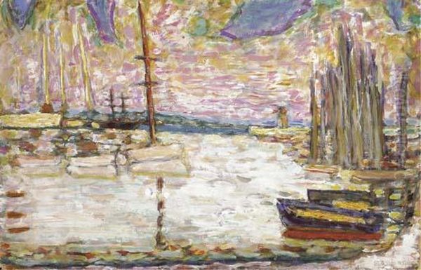 Port De Peche Oil Painting by Pierre Bonnard