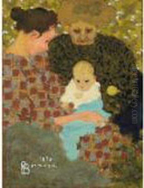 Les Trois Ages (maternite) Oil Painting by Pierre Bonnard