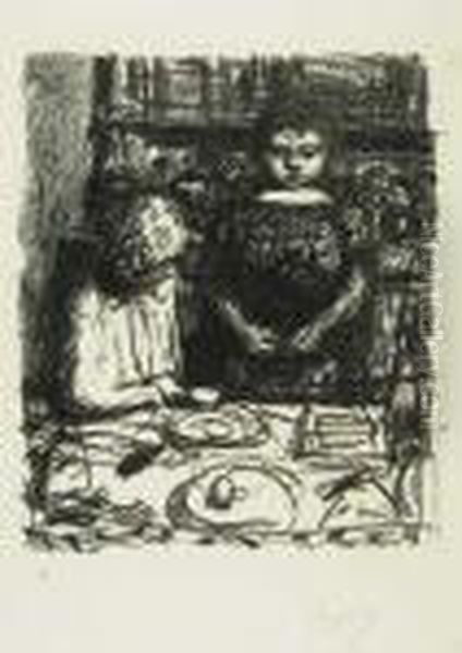 Le Menu Oil Painting by Pierre Bonnard