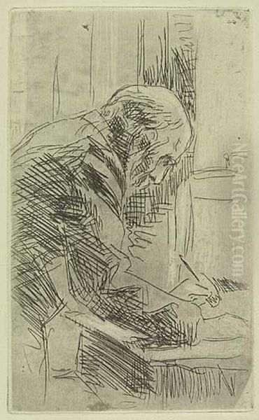 Two Etchings.
Le Parc Monceau by Pierre Bonnard