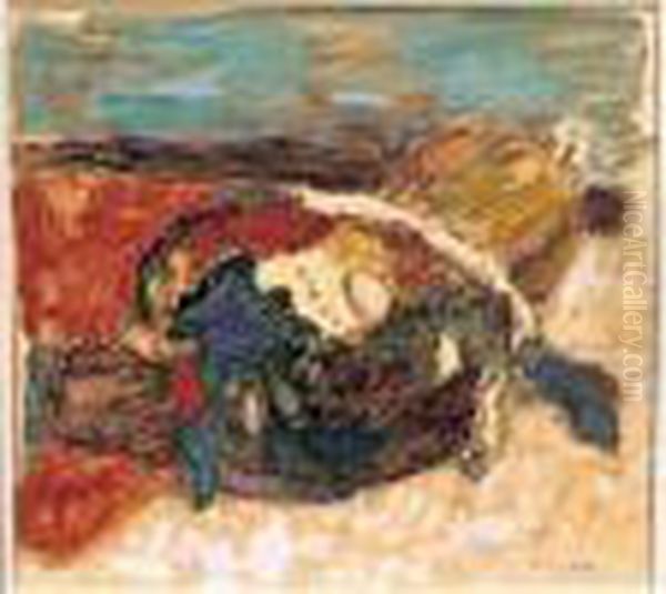 Nature Morte Au Panier De Fruits Oil Painting by Pierre Bonnard