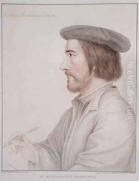 Nicholas Borbonius 1503-50 Oil Painting by Hans Holbein the Younger