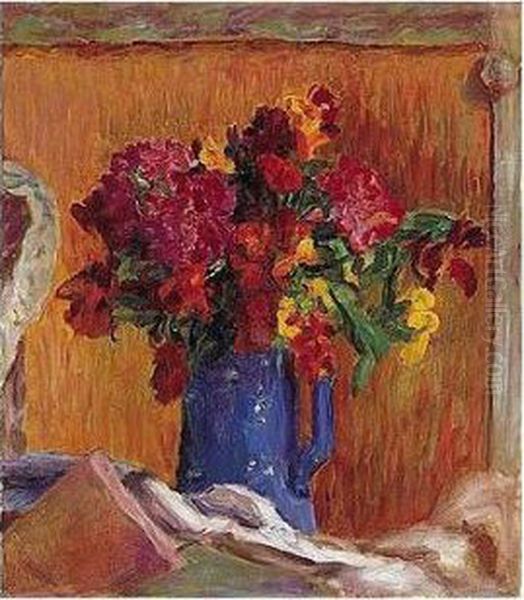 Le Pot Bleu Oil Painting by Pierre Bonnard