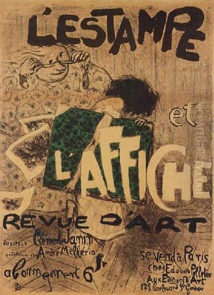 L'estampe Et L'affiche (bouvet 44) Oil Painting by Pierre Bonnard