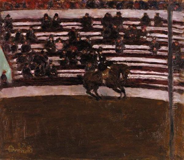 Au Cirque, L'cuyre Oil Painting by Pierre Bonnard