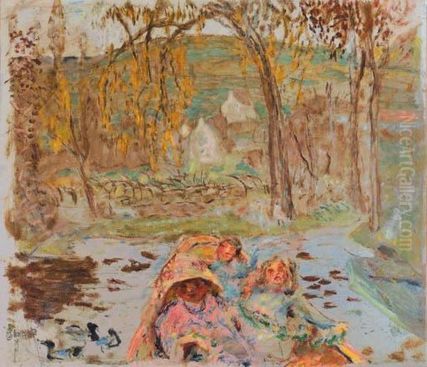 En Barque Oil Painting by Pierre Bonnard