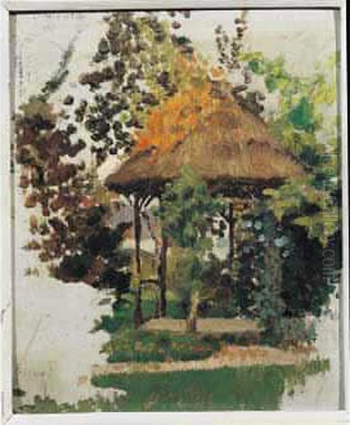 La Tonnelle, 1890 Oil Painting by Pierre Bonnard